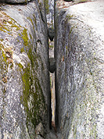 A fissure near Taft Point