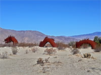 Three sections of the serpent