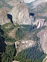 Vernal and Nevada Falls