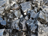 Obsidian fragments