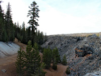 Road past lava