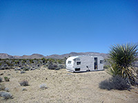 Abandoned caravan