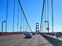 On the Golden Gate Bridge