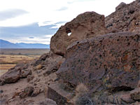 Face-like rock