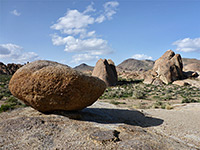 Isolated boulder