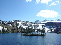 Island in Heather Lake