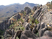 Eroded pinnacles