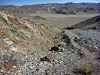 Track at Silver Bell Mine