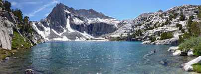 Panorama of Hungry Packer Lake