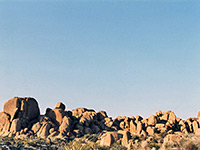 Boulders at sunset