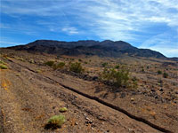 The mountain, from the west