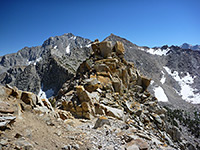 Rocks at Kearsarge Pass