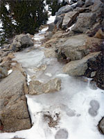 Ice on the path