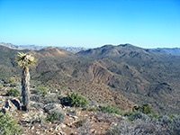 Summit above the mine