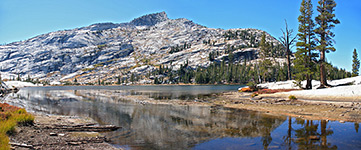 Cliffs west of Lower Cathedral Lake