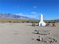 The monument - view north