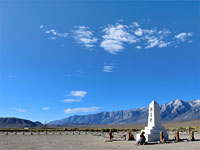 The monument - view south