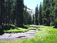 Dry stream from McGee Lake