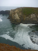 Foam on the water