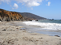 Sandy beach at Andrew Molera State Park