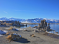 Snow on tufa