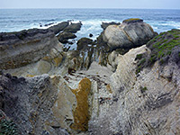 Peble beach and inlet