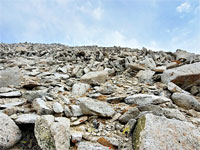 Scree on Mt Starr
