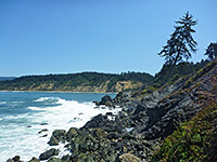 Coastline near Mussel Rocks