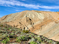 Banded hills