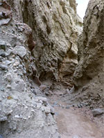 Conglomerate cliffs