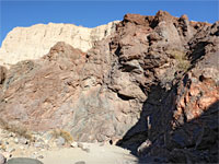 Light and dark cliffs