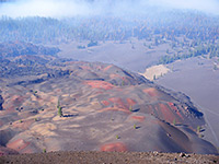 Smoke above the Painted Dunes