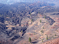 Painted Dunes and lava