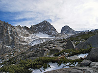 Ridge below Palisade Glacier