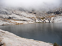 Cliffs bordering Pear Lake