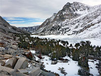 Granite above Piute Lake