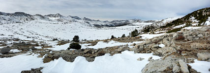 Panorama from Piute Pass