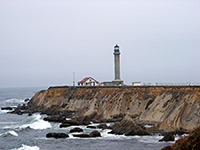 Cliffs beneath the lighthouse
