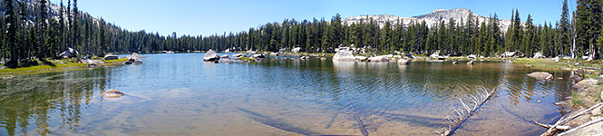 Largest of the Polly Dome Lakes