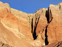 Narrow ravine