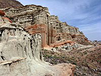 Cliffs beside the highway