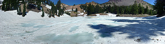 Panoramic view of the lake