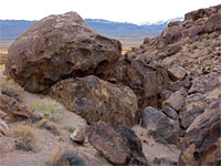 Jumbled boulders