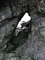 Short sea cave