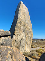 North side of the fin