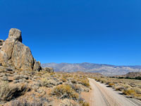 Sandy track