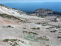 Path to the summit of Mount Shasta