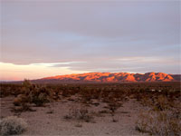 Sunset on the mountains