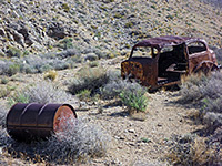 Car and barrel