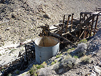 Tank beside Skidoo Mill